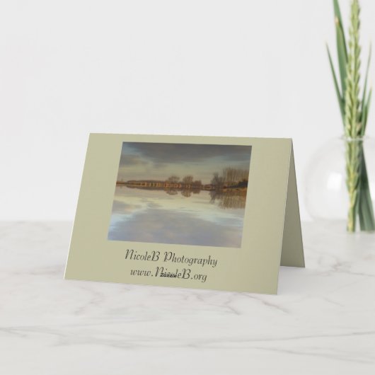 Mijn deelneming - Wenskaart Kaart (Achterkant)