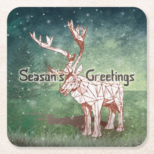 Mijn Deer~ Kerst! | DRINK ONDERZETTER (Voorkant)