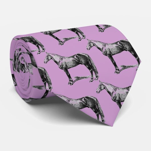 Mijn Derby Stropdas Violet (Opgerold)