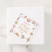 Mijn derde Rodeo Disco Cowgirl 3e verjaardag Bedankjes Labels (In situ)