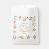 Mijn derde Rodeo Disco Cowgirl 3e verjaardag Bedankzakje (Voorkant)