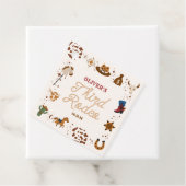 Mijn derde Rodeo Westerne Cowboy 3e verjaardagsfee Bedankjes Labels (In situ)