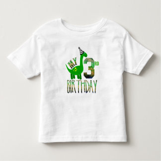 Mijn derde verjaardag Dinosaur Party Kinder Shirts