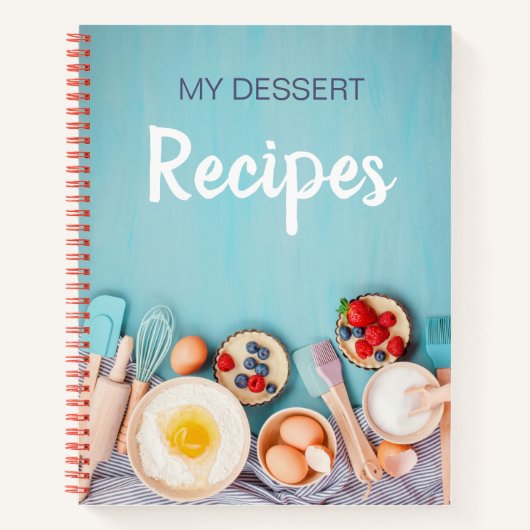 Mijn Dessert Recept Notitieboek (Voorkant)