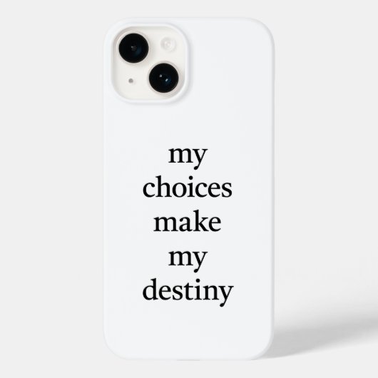 Mijn Destiny iPhone Case (Achterkant)