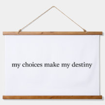 Mijn Destiny Wood Topped Wall Tapestry