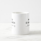 Mijn deur is altijd open koffiemok (Center)