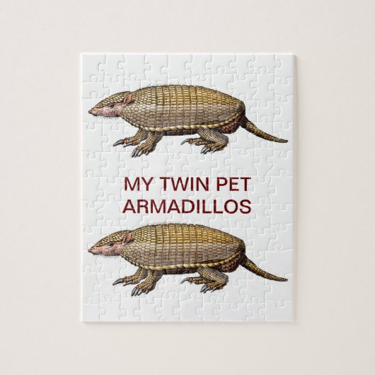 Mijn dichter Armadillo - Cute & Cudly - JA! Legpuzzel (Verticaal)