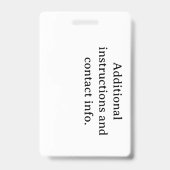 Mijn dichter, Dog is Home Alone Card Sleutelhanger Badge (Achterkant)