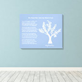 Mijn dichter Tree, de weg niet genomen, Canvas Afdruk (Insitu (Houten vloer))