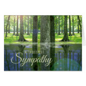 Mijn diepste sympathie voor Serene Bossen en water (Voorkant Horizontaal)