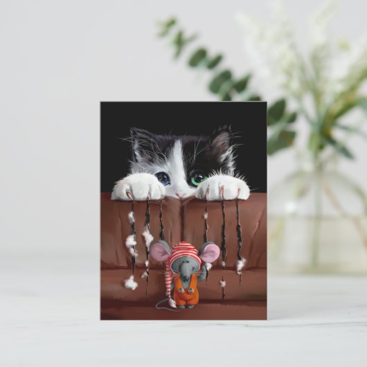 Mijn dierbare muis briefkaart (Staand voorkant)