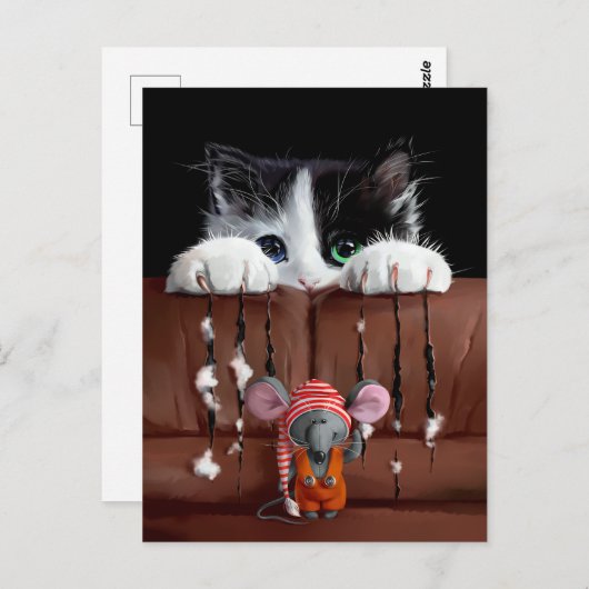 Mijn dierbare muis briefkaart (Voorkant / Achterkant)