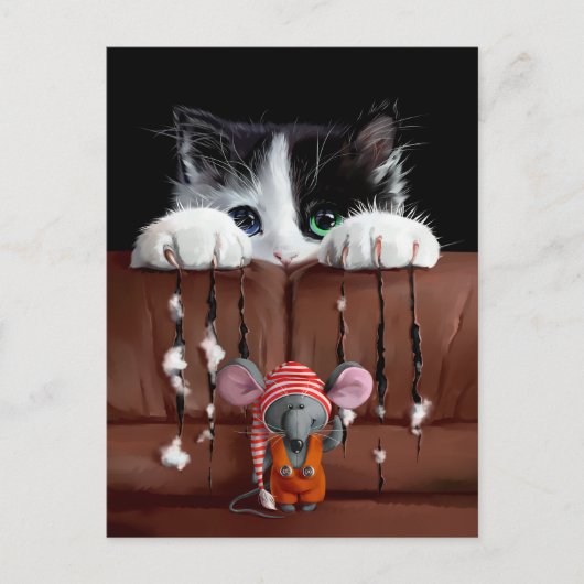 Mijn dierbare muis briefkaart (Voorkant)