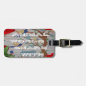 Mijn dieren wereld valentijn.png bagagelabel (Voorkant horizontaal)