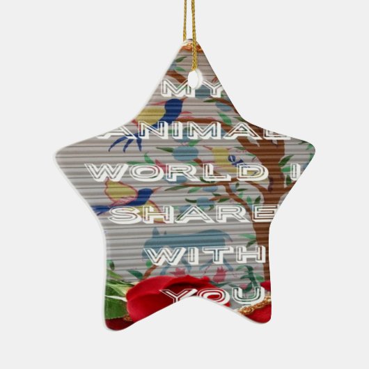 Mijn dieren wereld valentijn.png keramisch ornament (Rechts)