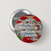 Mijn dieren wereld valentijn.png ronde button 5,7 cm (Voorkant /achterkant)