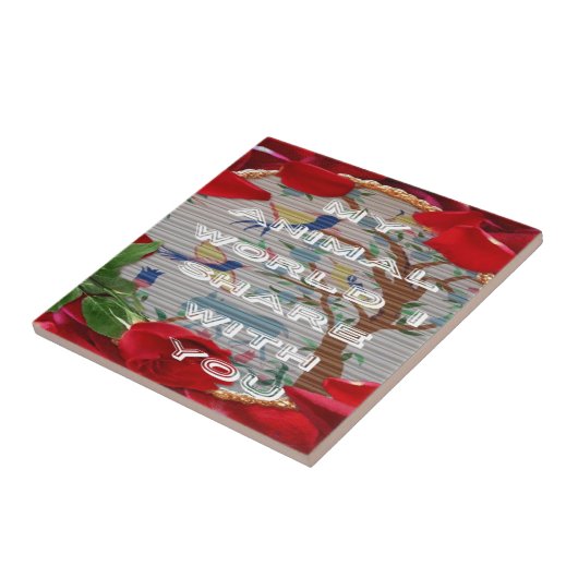 Mijn dieren wereld valentijn.png tegeltje (Zijkant)