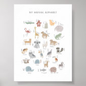 Mijn dierenalfabet print (Voorkant)