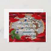 Mijn dierenwereld valentine.png feestdagenkaart (Voorkant / Achterkant)