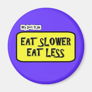 Mijn Diet Plan... Langzamer eten minder Magneet