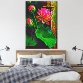 Mijn digitale kunstborstel canvas afdruk (Insitu (Slaapkamer))