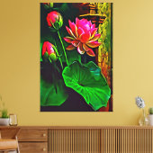 Mijn digitale kunstborstel canvas afdruk (Insitu (Woonkamer))