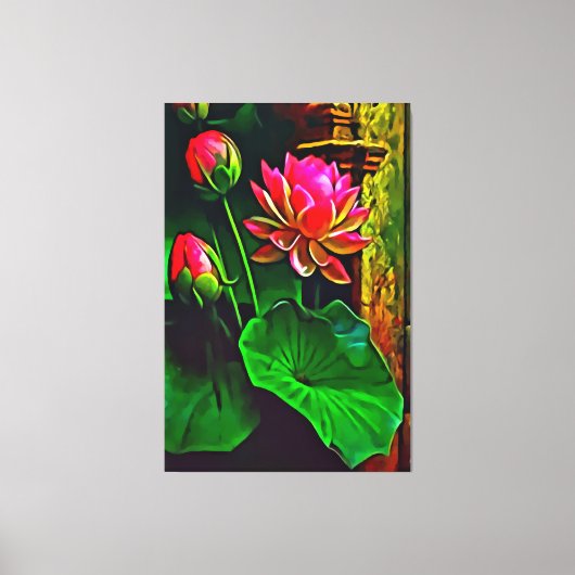 Mijn digitale kunstborstel canvas afdruk (Voorkant)