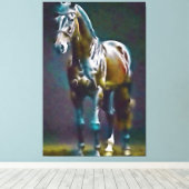 Mijn digitale kunstborstel canvas afdruk (Insitu (Houten vloer))