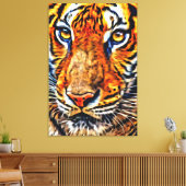 Mijn digitale kunstborstel canvas afdruk (Insitu (Woonkamer))