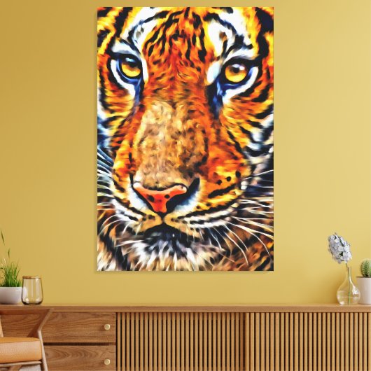 Mijn digitale kunstborstel canvas afdruk (Insitu (Woonkamer))