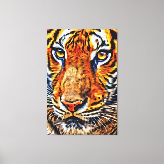 Mijn digitale kunstborstel canvas afdruk (Voorkant)