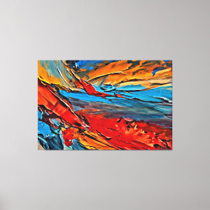Mijn digitale kunstborstel canvas afdruk