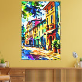 Mijn digitale kunstborstel canvas afdruk (Insitu (Woonkamer))