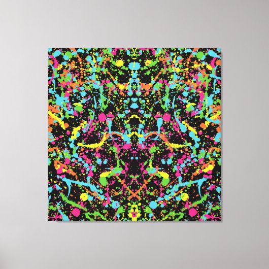 Mijn digitale kunstborstel canvas afdruk (Voorkant)