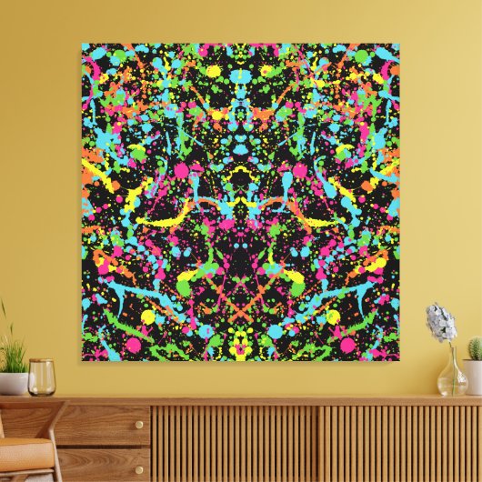 Mijn digitale kunstborstel canvas afdruk (Insitu (Woonkamer))