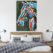 Mijn digitale kunstborstel canvas afdruk (Insitu (Slaapkamer))