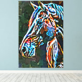 Mijn digitale kunstborstel canvas afdruk (Insitu (Houten vloer))