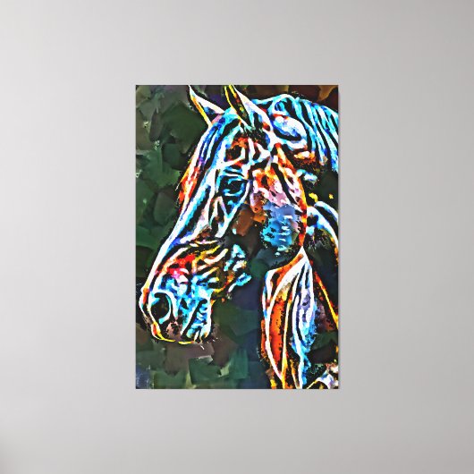 Mijn digitale kunstborstel canvas afdruk (Voorkant)