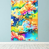 Mijn digitale kunstborstel canvas afdruk (Insitu (Houten vloer))