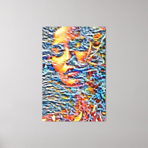 Mijn digitale kunstborstel canvas afdruk