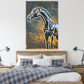 Mijn digitale kunstborstel canvas afdruk (Insitu (Slaapkamer))
