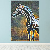 Mijn digitale kunstborstel canvas afdruk (Insitu (Houten vloer))