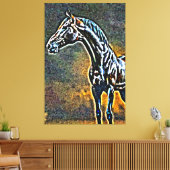Mijn digitale kunstborstel canvas afdruk (Insitu (Woonkamer))
