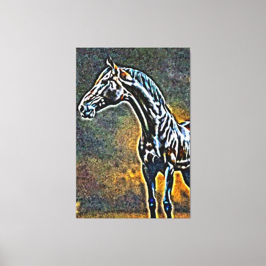 Mijn digitale kunstborstel canvas afdruk (Voorkant)