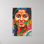 Mijn digitale kunstborstel canvas afdruk (Voorkant)