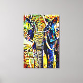 Mijn digitale kunstborstel canvas afdruk (Voorkant)