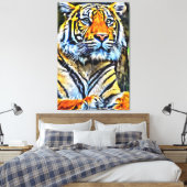 Mijn digitale kunstborstel canvas afdruk (Insitu (Slaapkamer))