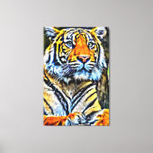 Mijn digitale kunstborstel canvas afdruk (Voorkant)