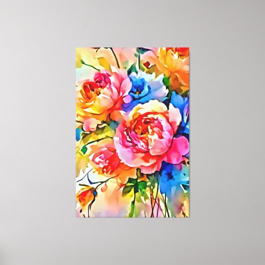 Mijn digitale kunstborstel canvas afdruk (Voorkant)
